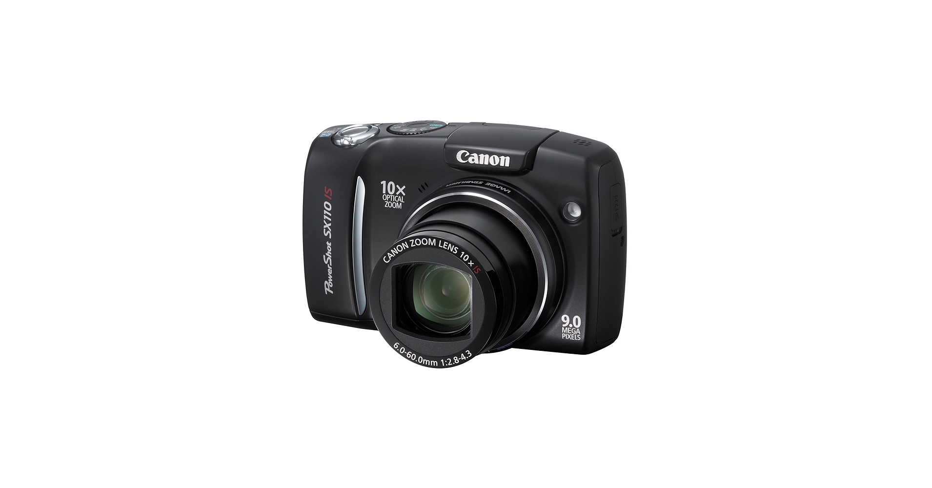 Canon Powershot SX110 IS 9 MP Digital Camera with 10x Optical