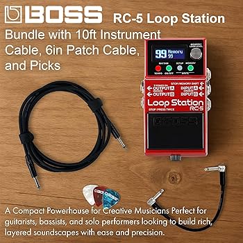 Amazon.com: Boss RC-5 Loop Station Bundle with Gearlux Instrument