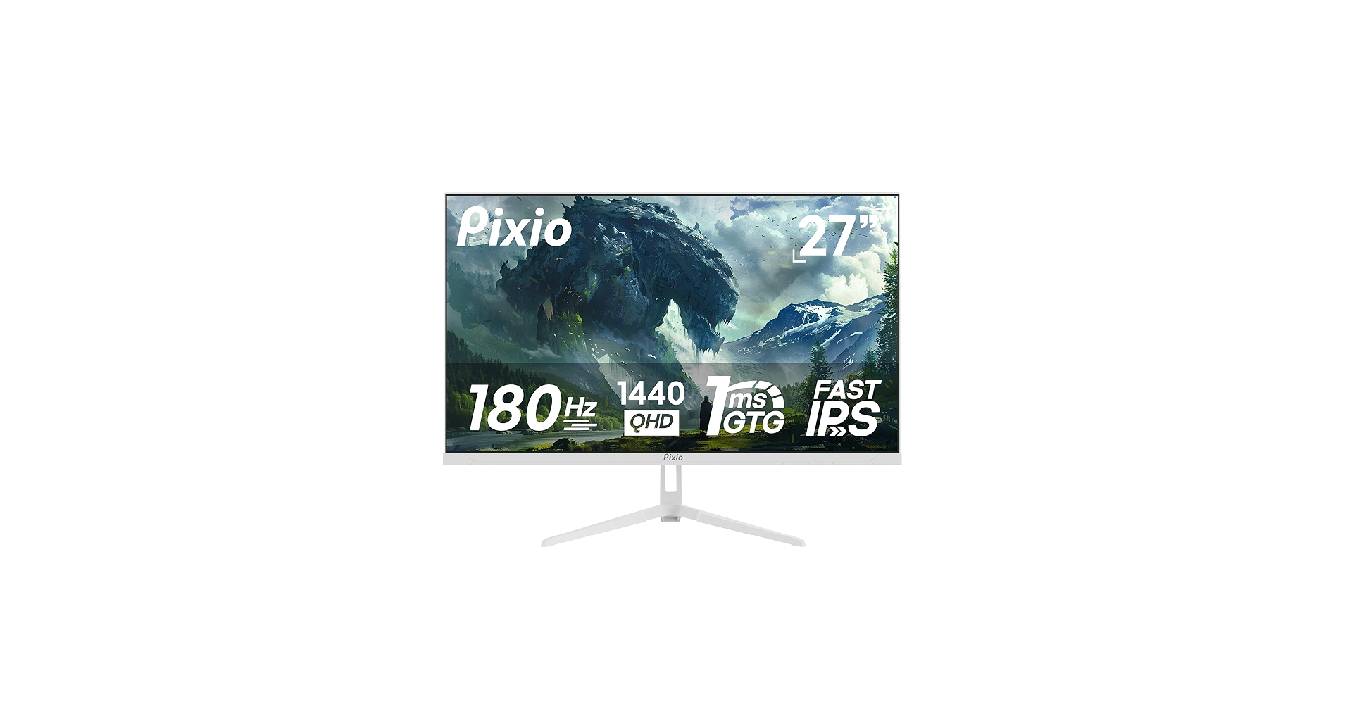 Amazon.com: Pixio PX278 Wave White 27 inch 180Hz Refresh Rate Quad