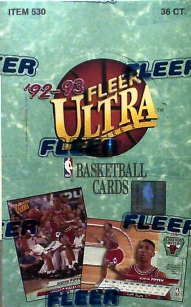 Amazon.com: 1992/93 Fleer Ultra Series 1 NBA Basketball HOBBY box