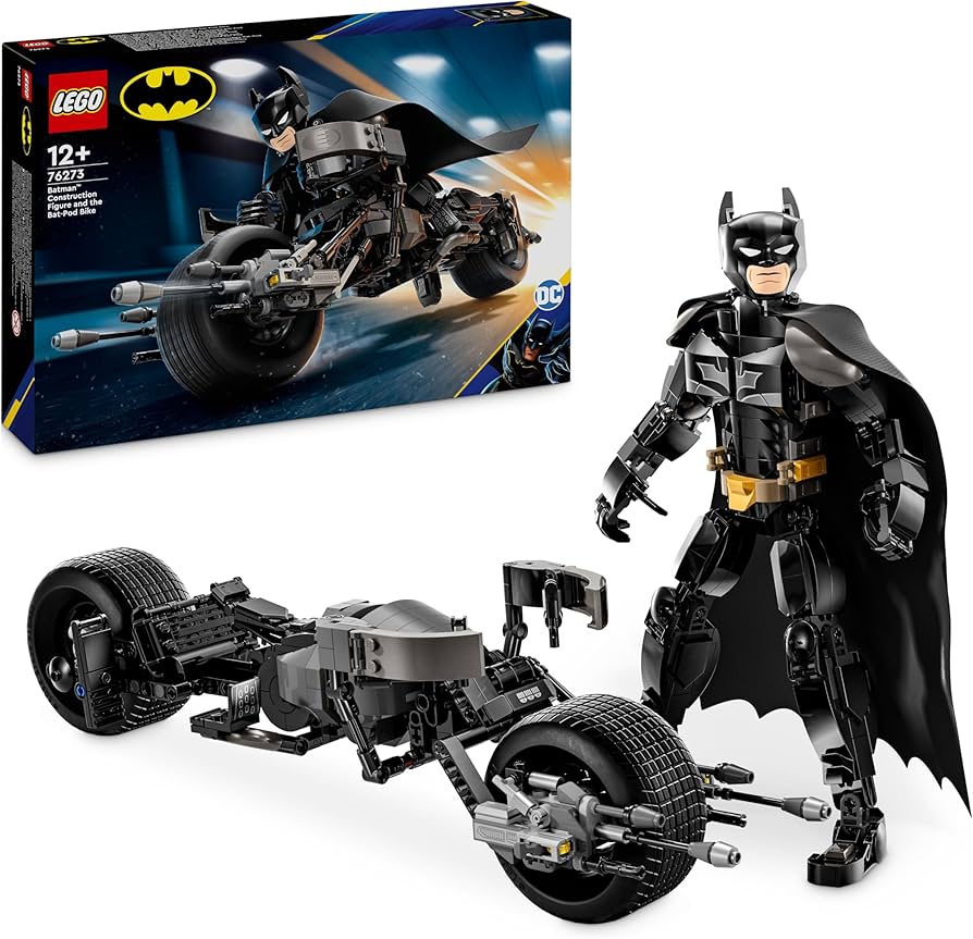 Amazon.com: Lego DC Batman Buildable Batman Figure and Motorcycle