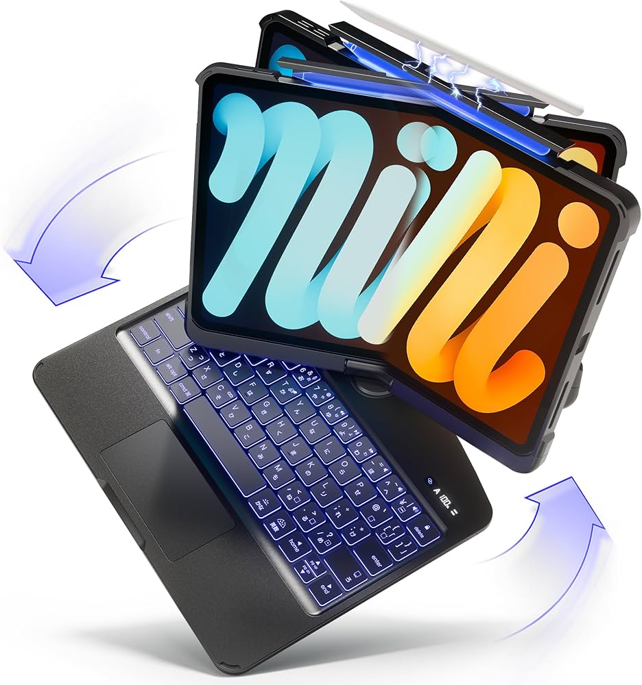 Amazon.co.jp: BJBT ipad 第7/8/9世代 10.2インチ 対応【360度回転式