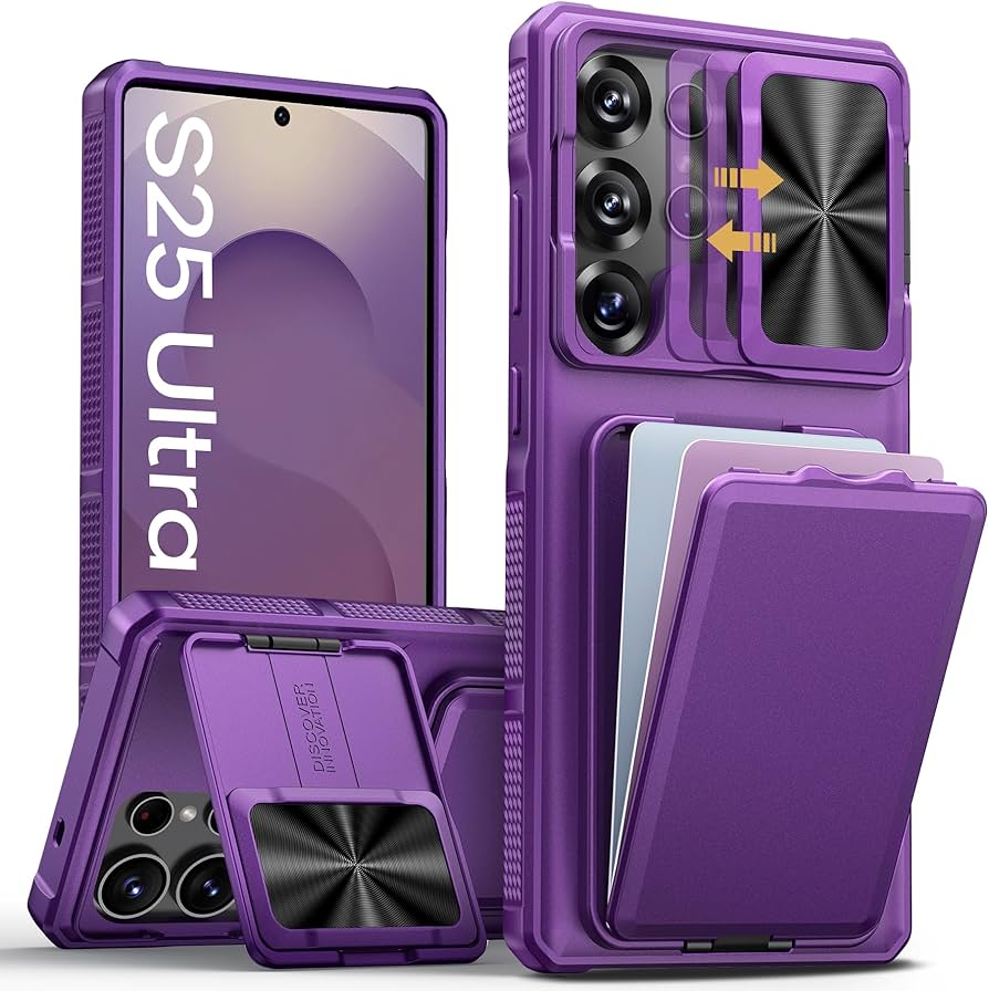 Amazon.com: SSLOTSCASE for Samsung Galaxy S25 Ultra Case with Card