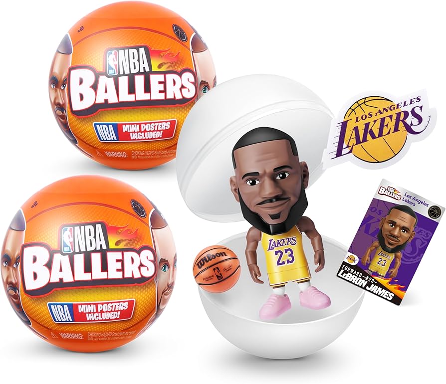 Amazon.com: 5 Surprise NBA Ballers Series 1 (2 Pack) Toy Mystery