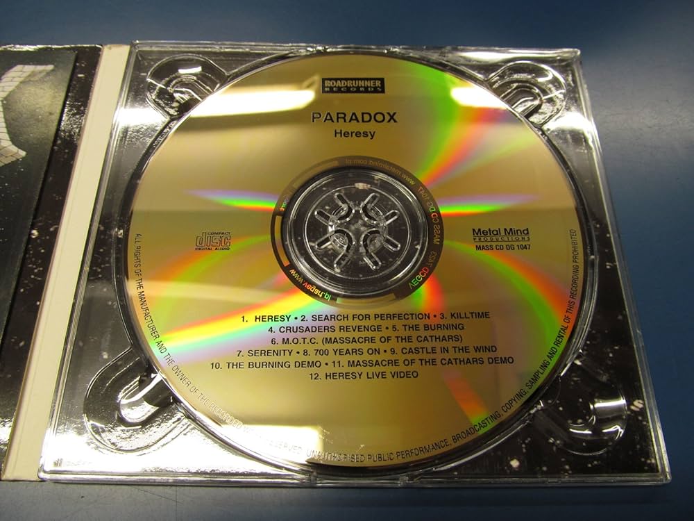 CD paradox パラドックス ヘレシー heresy デジパック限定輸入盤 CD