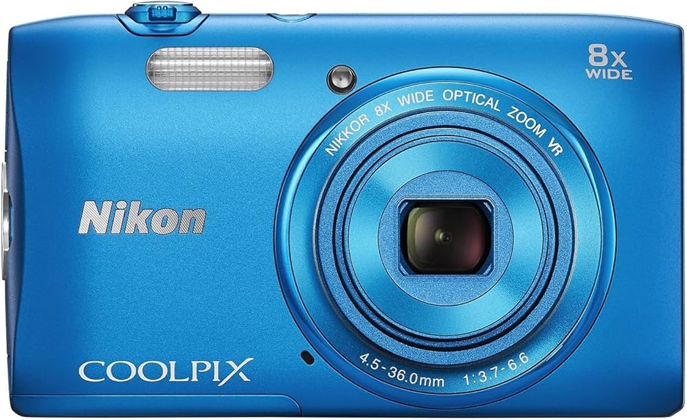 Buy Nikon Coolpix S3600 20.1MP Point and Shoot Camera (Blue) with
