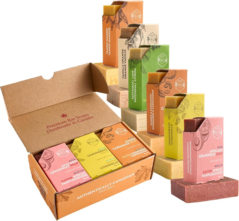 Crate 61, Vegan Natural Bar Soap, Handmade Soap With Premium