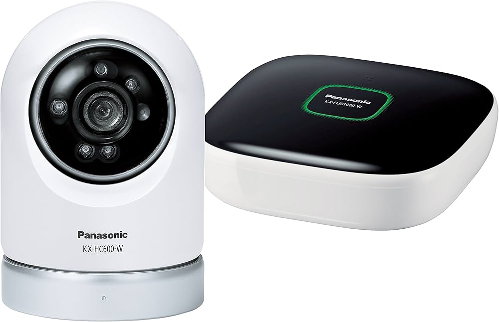 Amazon.co.jp: パナソニック 屋内スイングカメラキット KX-HC600K-W