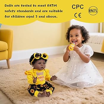 Amazon.com: EKOKIZ Realistic Baby Doll 22-Inch Real Life Reborn