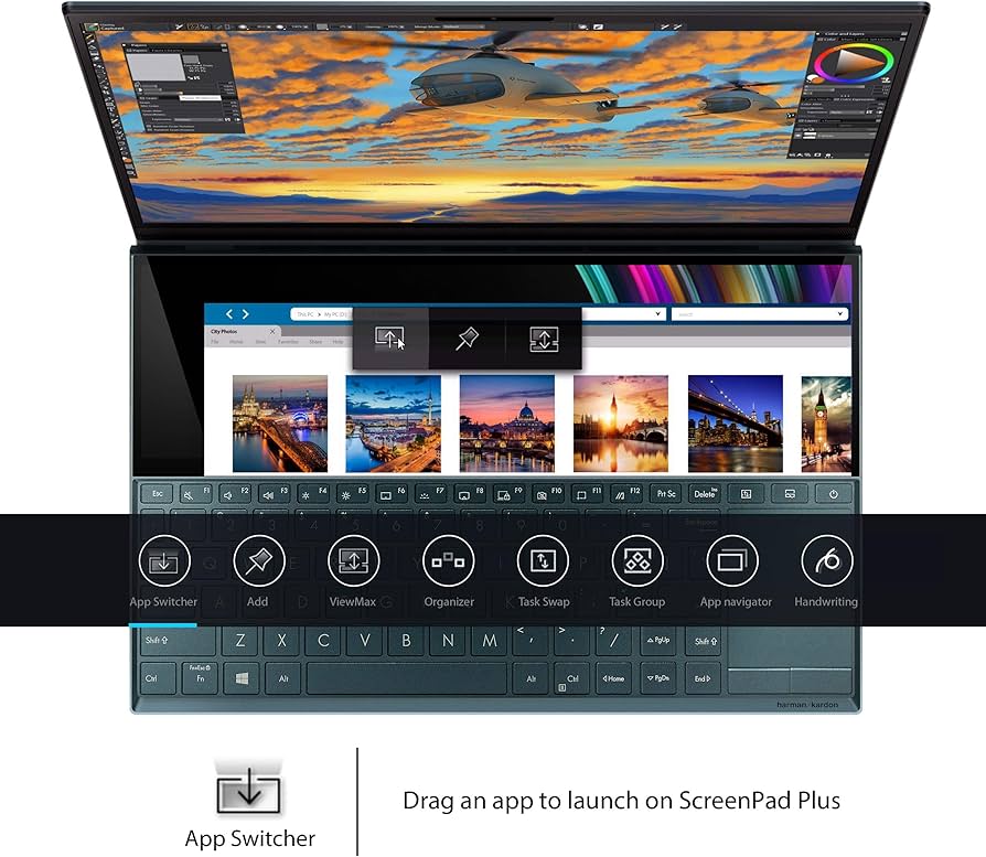 Amazon.com: ASUS ZenBook Duo UX481 14” FHD NanoEdge Bezel Touch