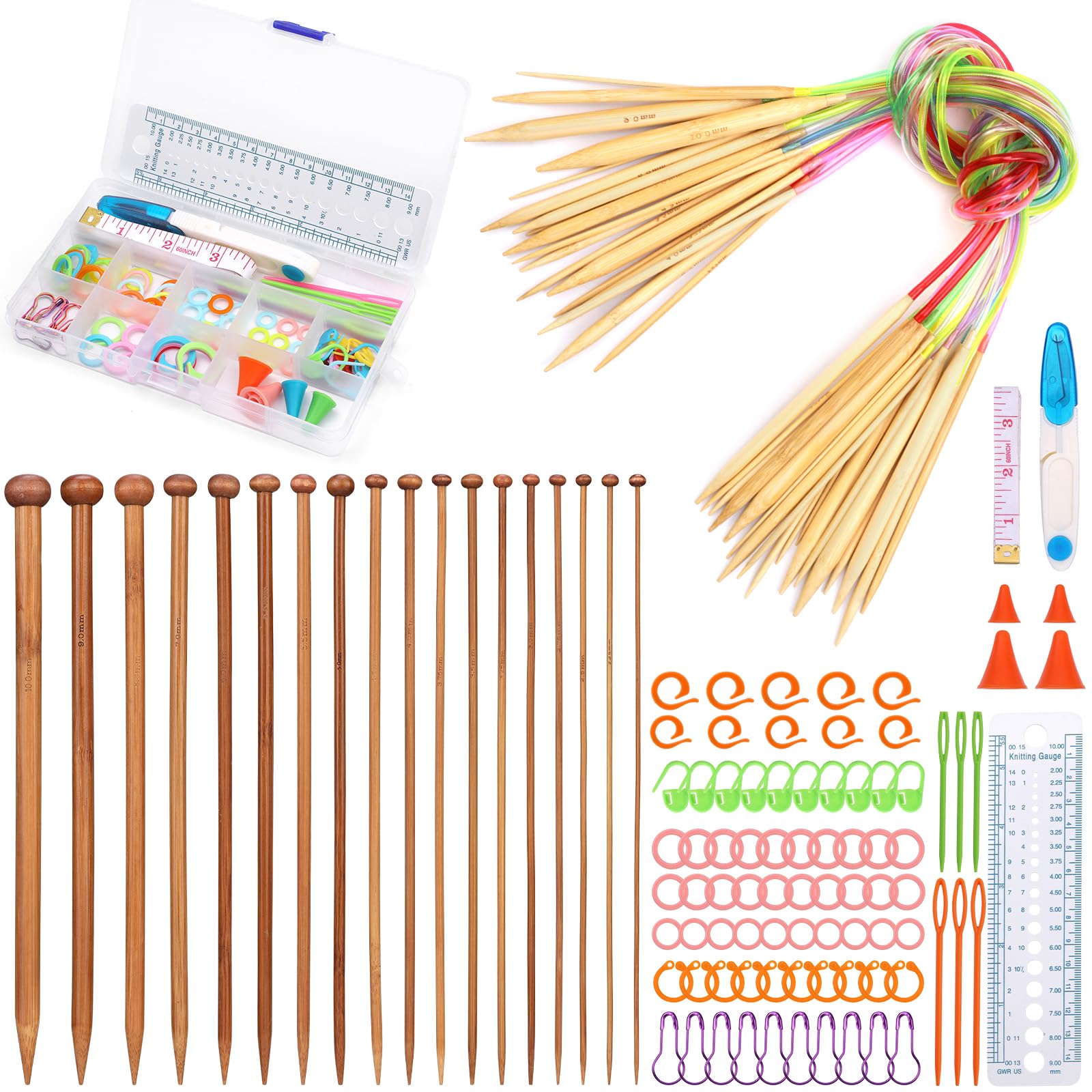 Amazon.co.jp: Dennty 棒針セット 編み物 工具 編み棒セット 編み物