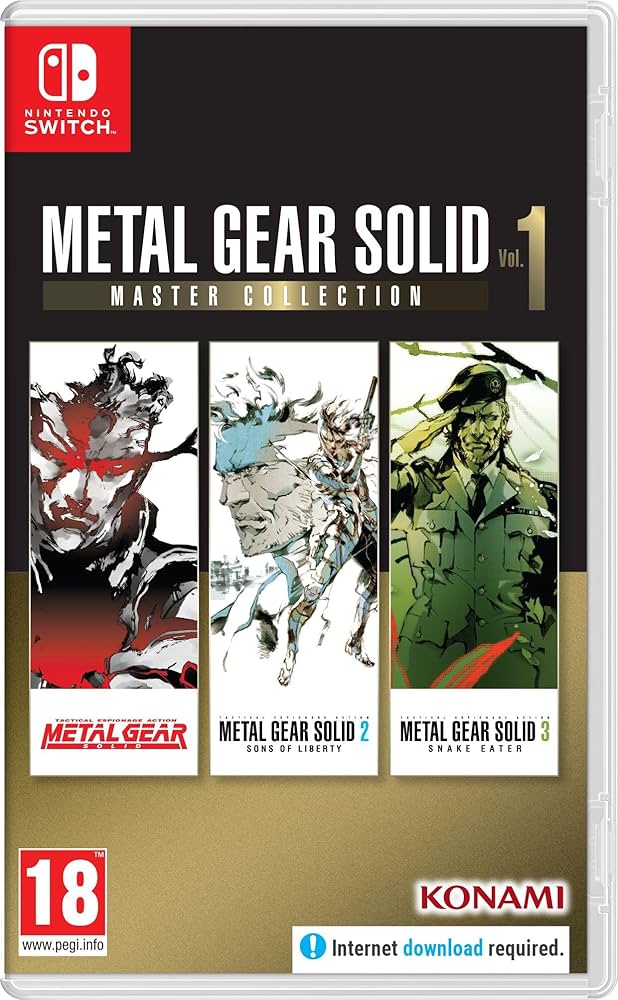 Amazon.com: Metal Gear Solid Master Collection Vol. 1 - Switch