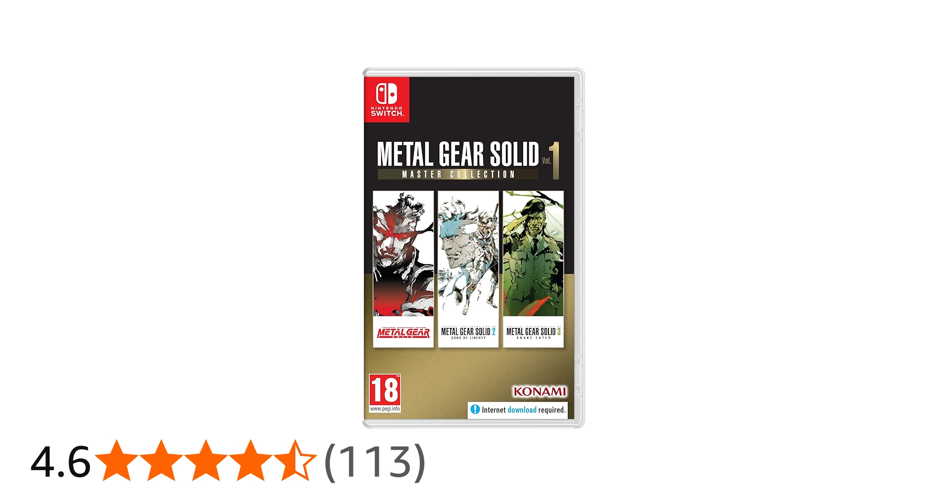 Konami Metal Gear Solid: Master Collection Vol. 1 /Switch : Amazon