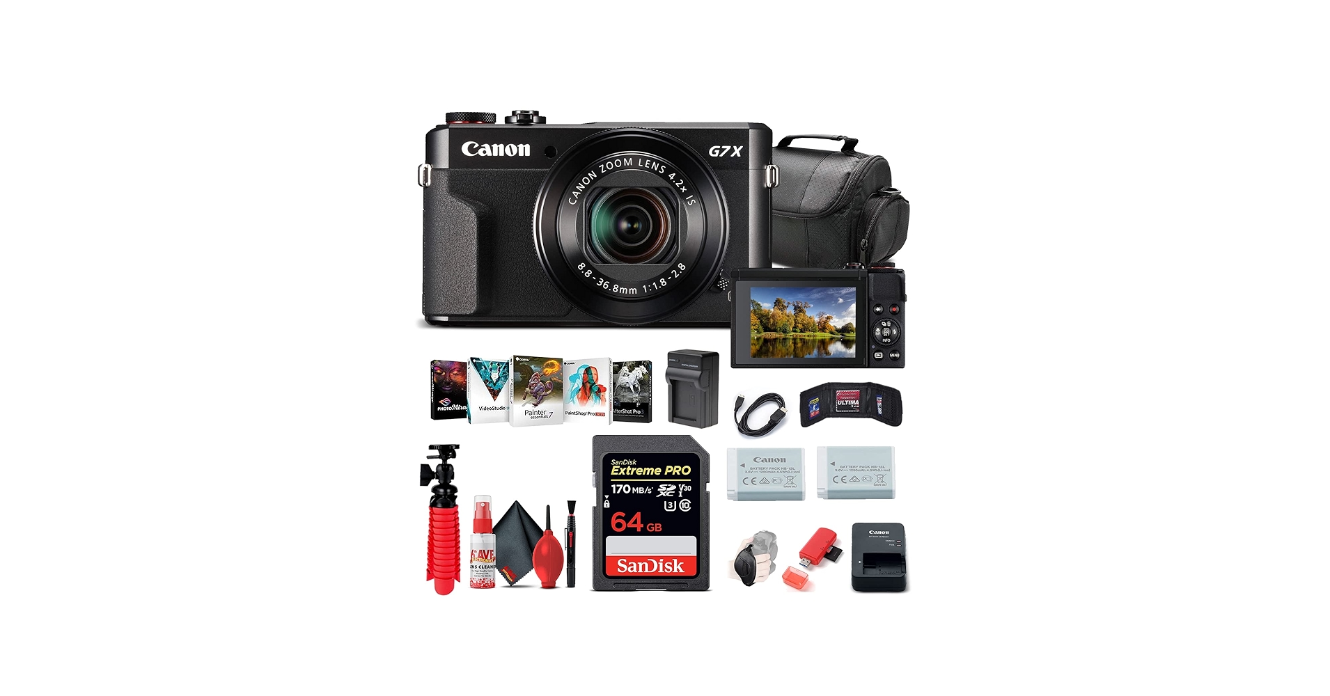 Amazon.com : Canon PowerShot G7 X Mark II Digital Camera (1066C001