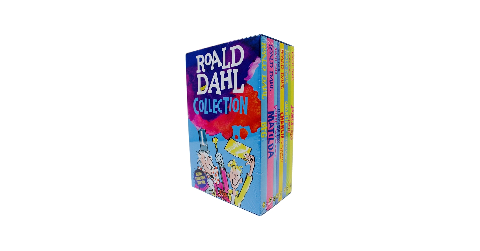 Roald Dahl Collection: 8 Book Box Set (includes Matilda, Charlie
