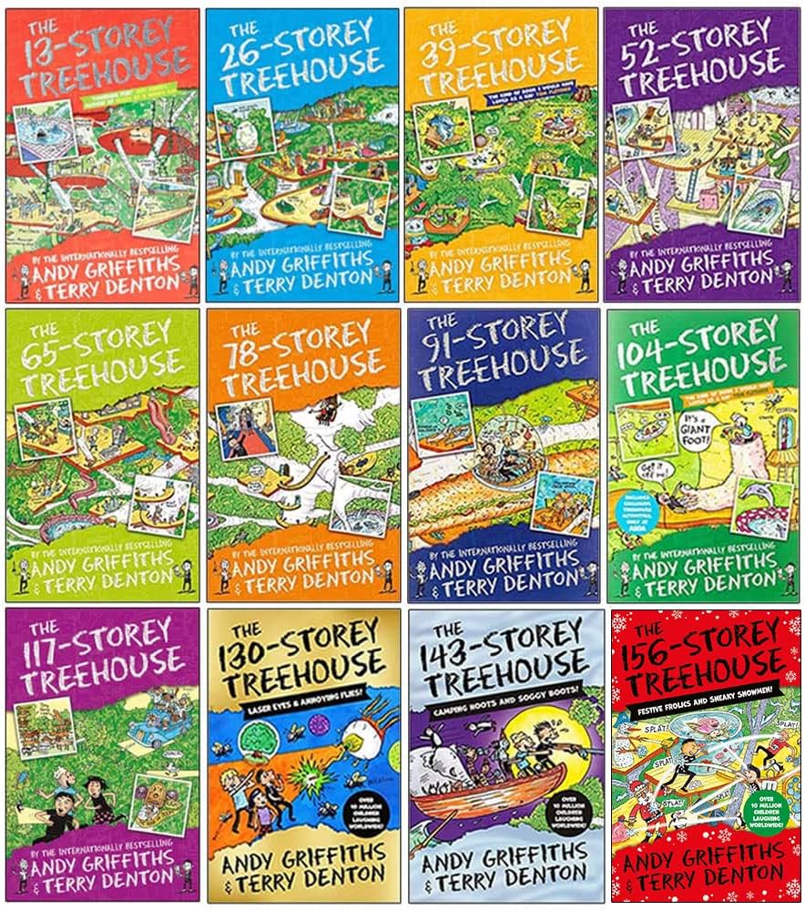 The Treehouse Storey Series 12 Books Collection Set by Andy