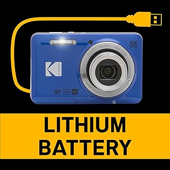 Amazon Canada: KODAK PIXPRO FZ55-BL 16MP Digital Camera 5X Optical