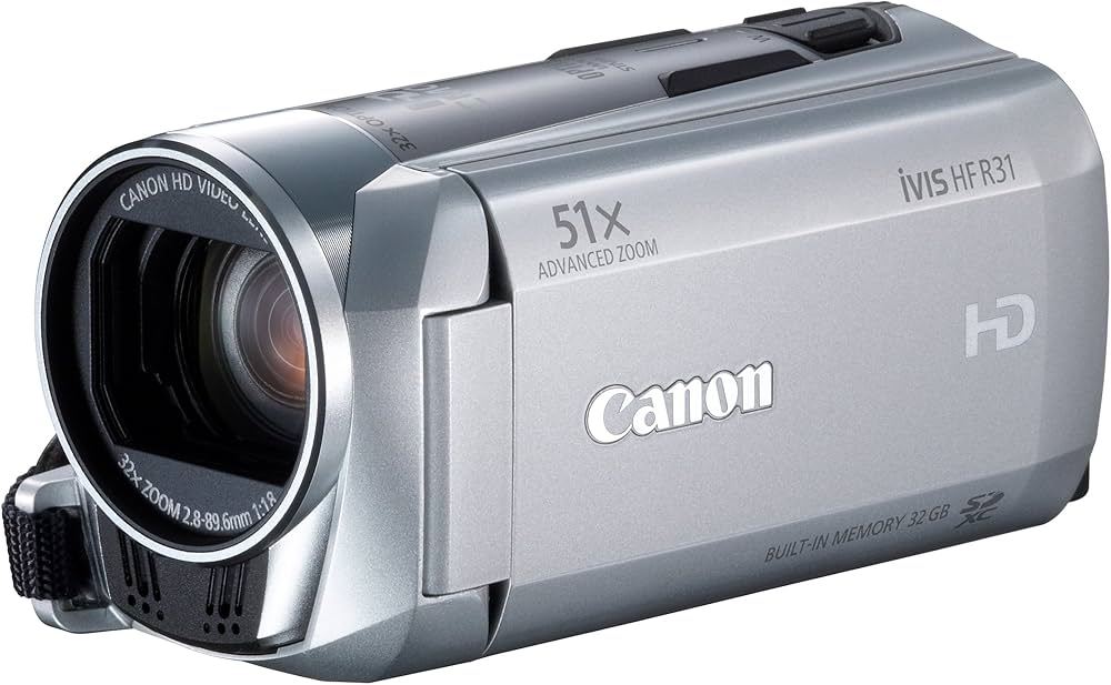 Amazon | Canon デジタルビデオカメラ iVIS HF R31 シルバー 光学32倍