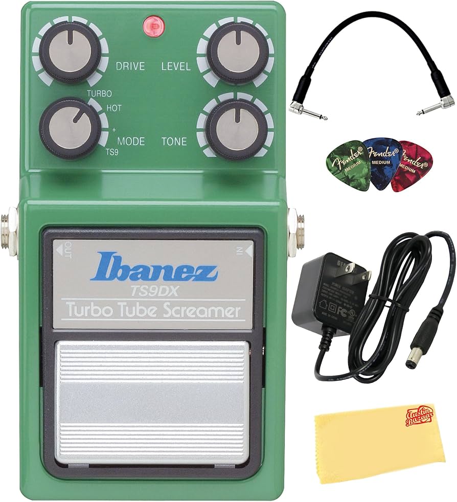 Amazon.com: Ibanez TS9DX Turbo Tube Screamer Overdrive Bundle with
