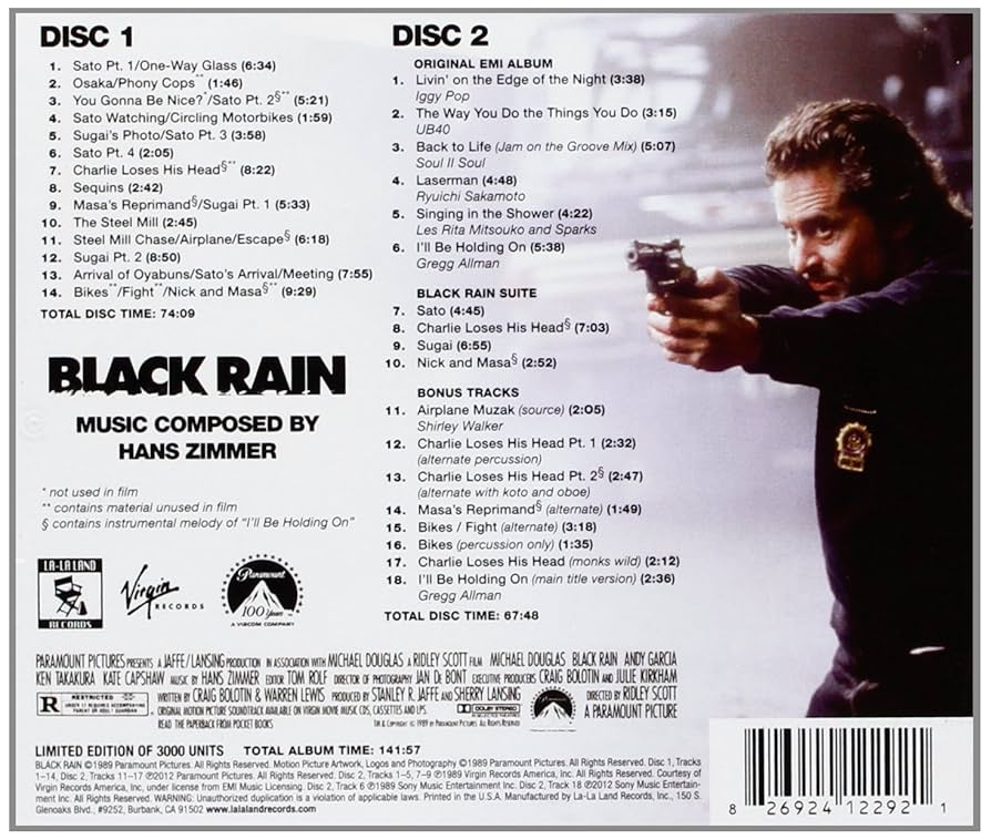 Black Rain [Expanded Edition]: Amazon.sg: Music