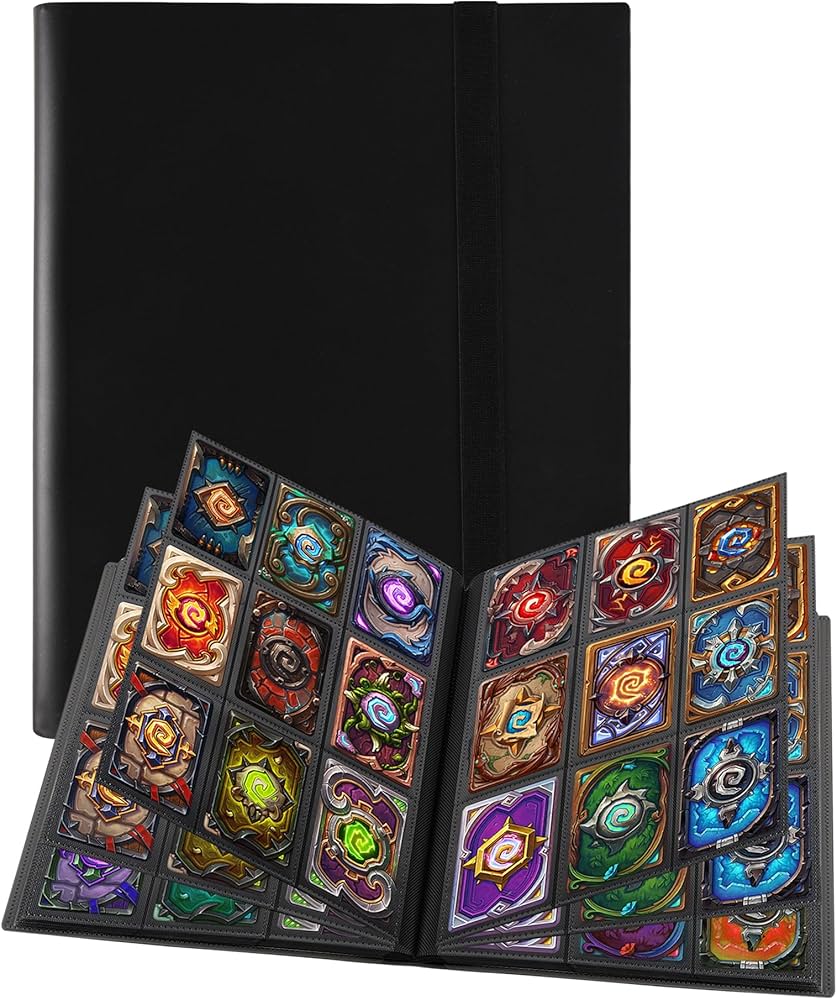 Amazon.co.jp: カード ファイル 9ポケット 540枚収納 トレカファイル