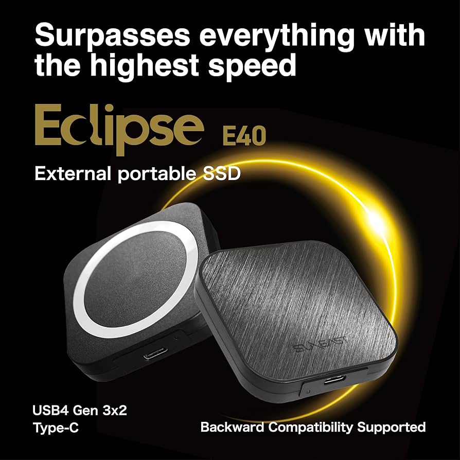 Amazon.com: SUNEAST Eclipse E40 External SSD 2TB USB4 Thunderbolt