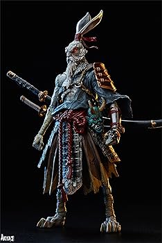 Amazon.co.jp: BACALYSO | 匠盟1/12 サイズ ウサギ 兎 剣豪無名 剣士