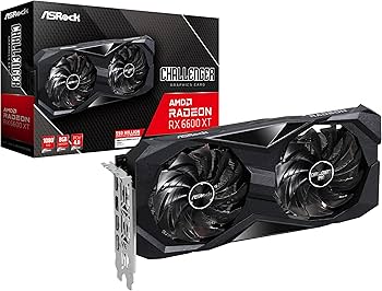 Amazon.com: ASRock Radeon RX 6600 XT Challenger D OC 8GB GDDR6 PCI
