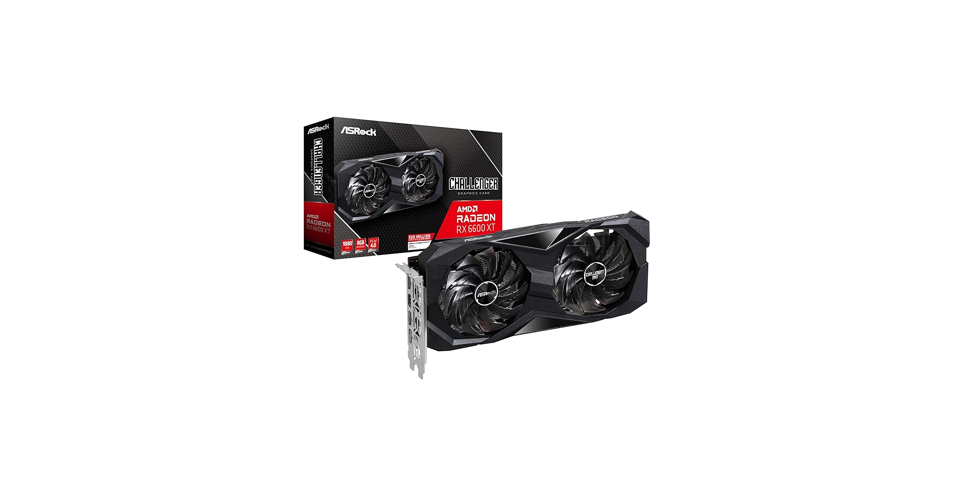 Amazon.com: ASRock Radeon RX 6600 XT Challenger D OC 8GB GDDR6 PCI