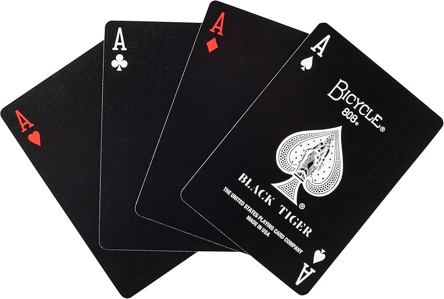 Amazon.co.jp: バイスクル(Bicycle) トランプ Black Tiger [並行輸入品