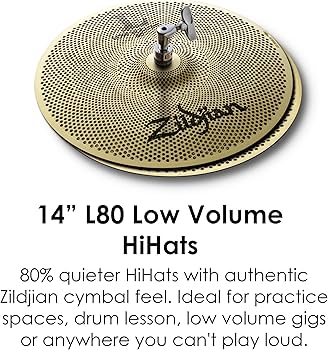Amazon.com: Avedis Zildjian Company L80 Low Volume LV468 Box Set