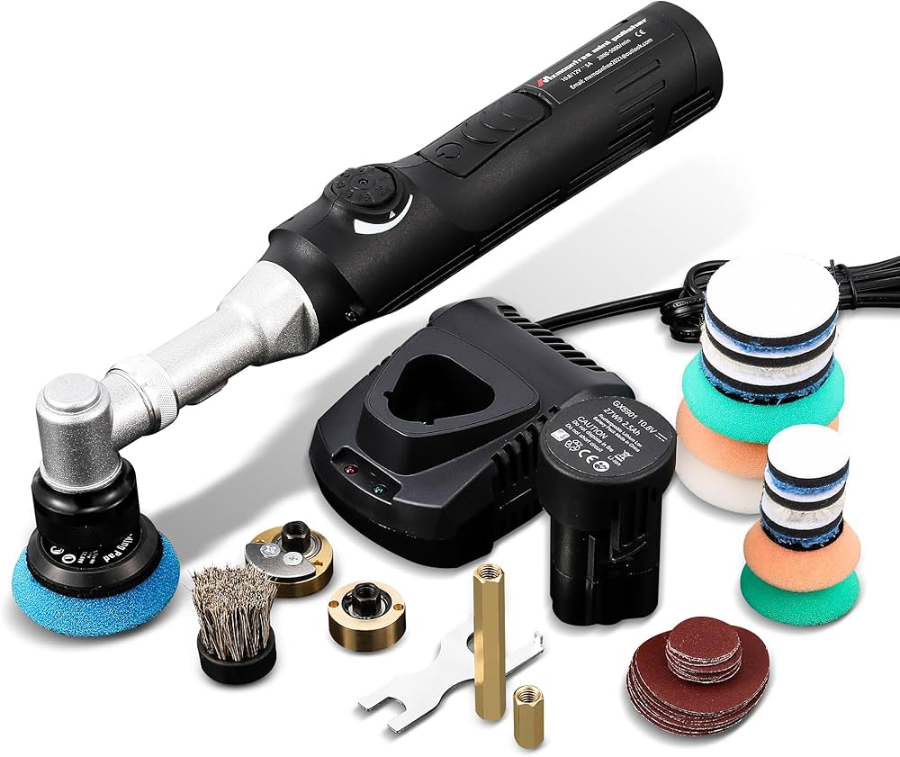 Amazon.co.jp: Mxmoonfree ミニポリッシャー コードレス 電動 12V充電