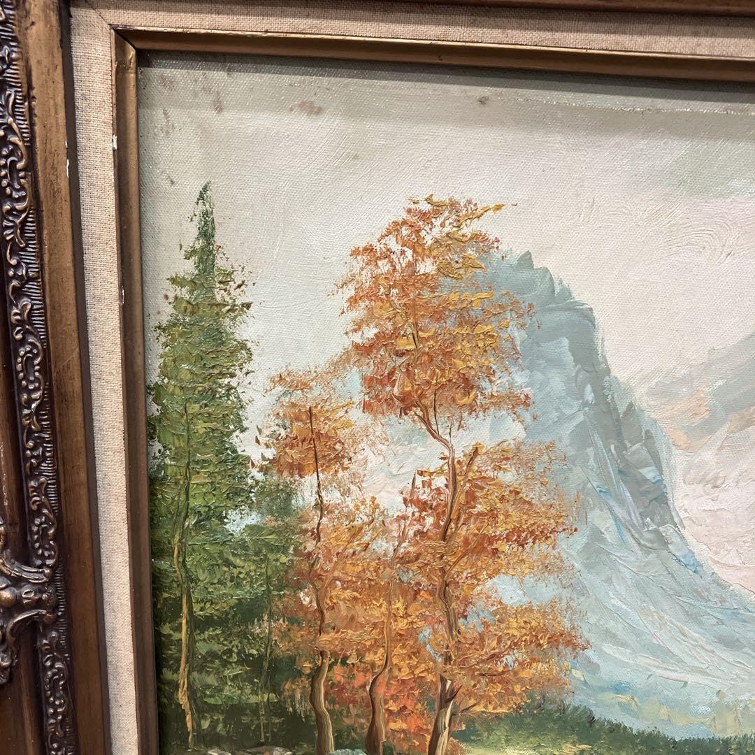 F30号】私とめぞん oil painting 絵画 油絵 原画 F30号】私とめぞん