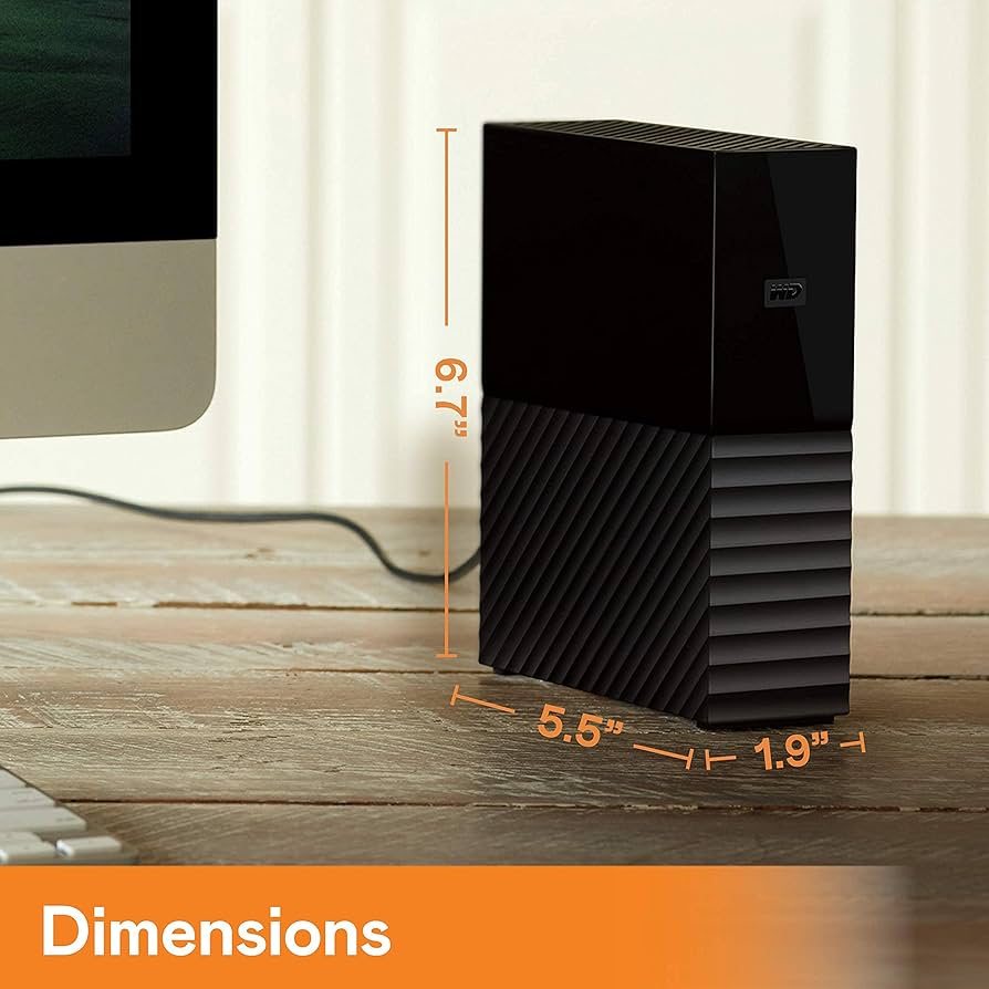 Amazon.com: Western Digital 4TB My Book Desktop External Hard