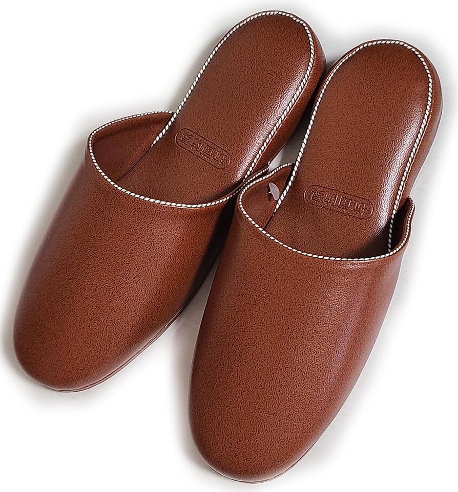 Amazon.co.jp: スリッパ 業務用 ビニール レザー 抗菌 厚底 店舗 施設