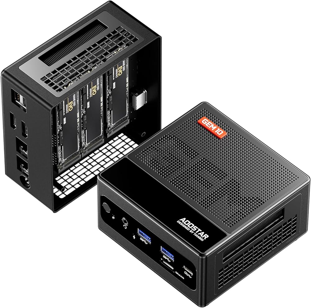 Amazon.co.jp: AOOSTAR ミニPC GEM10 Ryzen 7 6800H(二つ2.5GLAN