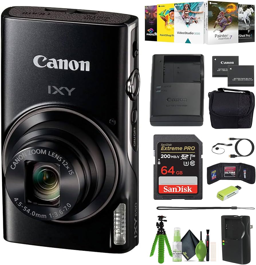 Amazon.com : Canon PowerShot IXY 650 (ELPH 360) HS Compact Digital
