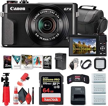Amazon.com : Canon PowerShot G7 X Mark II Digital Camera (1066C001