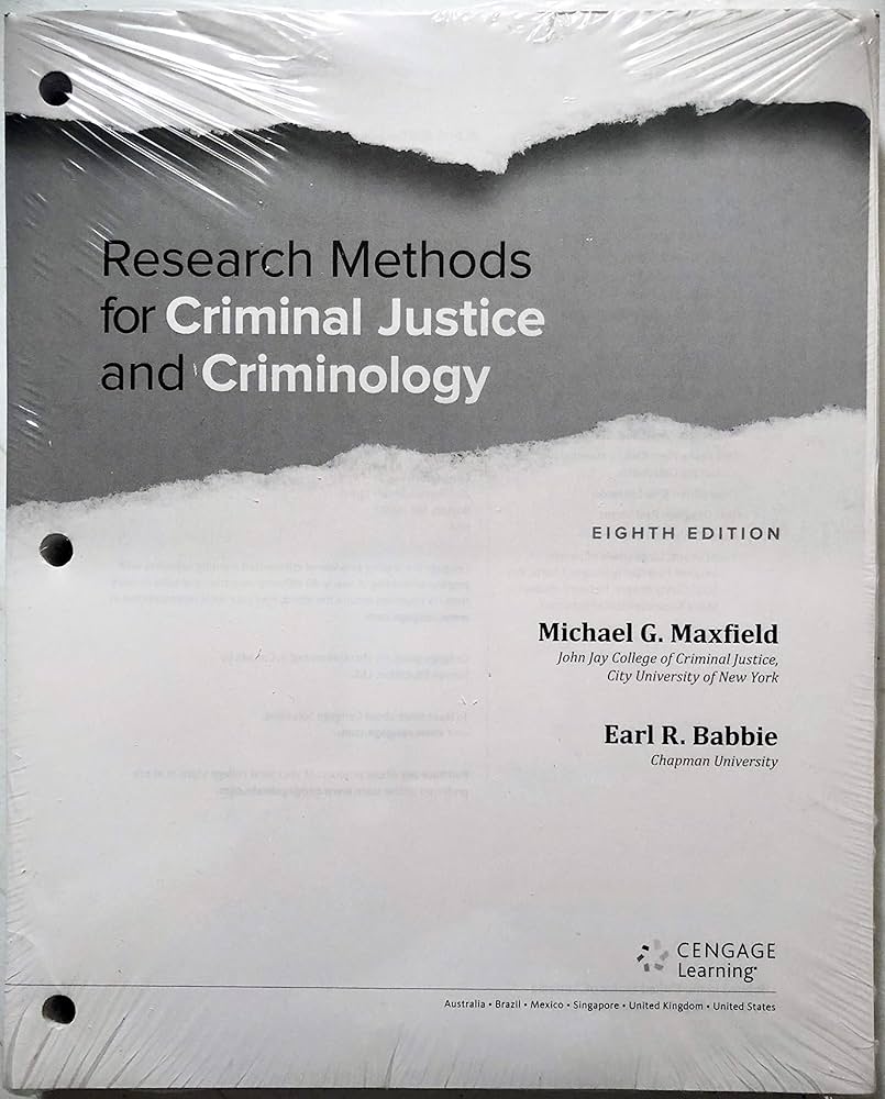Amazon.com: Research Methods for Criminal Justice and Criminology