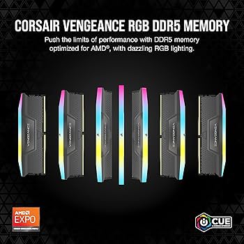 Amazon.in: Buy CORSAIR Vengeance RGB DDR5 RAM 32GB (2x16GB