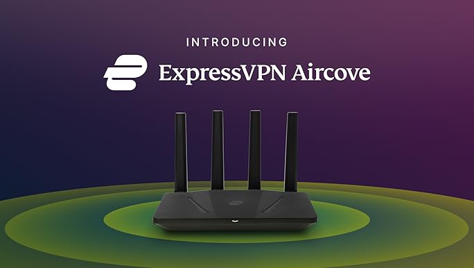 Amazon.com: ExpressVPN Aircove | 家庭用Wi-Fi 6 VPN 路由器| 保護