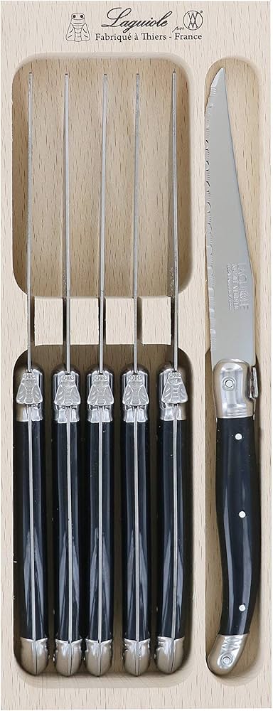 Amazon.com: Laguiole Andre Verdier Debutant 6 Piece Steak Knife