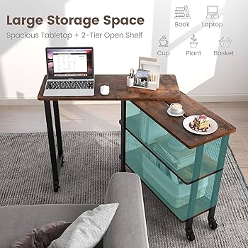 Amazon.com: Giantex 360° Free Rotating Sofa Side Table, Patented