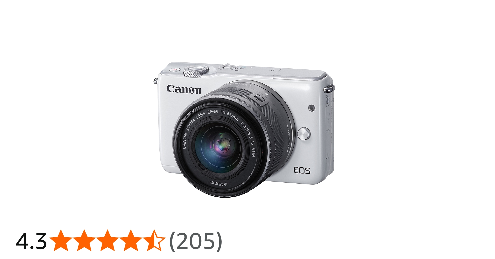 Amazon | Canon ミラーレス一眼カメラ EOS M10 レンズキット(ホワイト