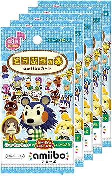 Amazon.co.jp: どうぶつの森amiiboカード 第3弾 (5パックセット) : ゲーム