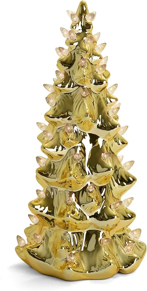 Amazon.com: Milltown Merchants Ceramic Christmas Tree - Woodland