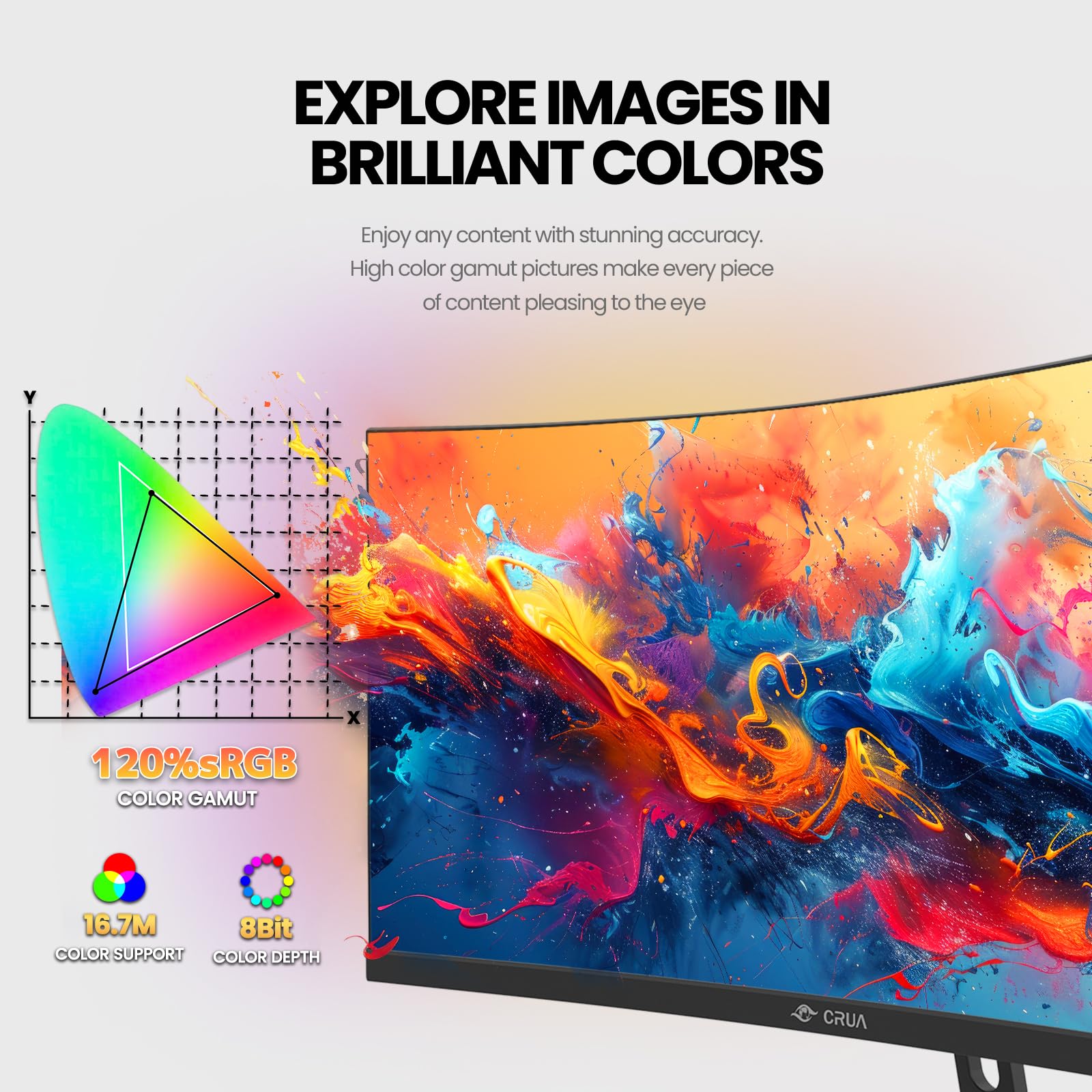 Amazon.co.jp: CRUA 30インチウルトラワイドカーブモニター、21:9 WFHD