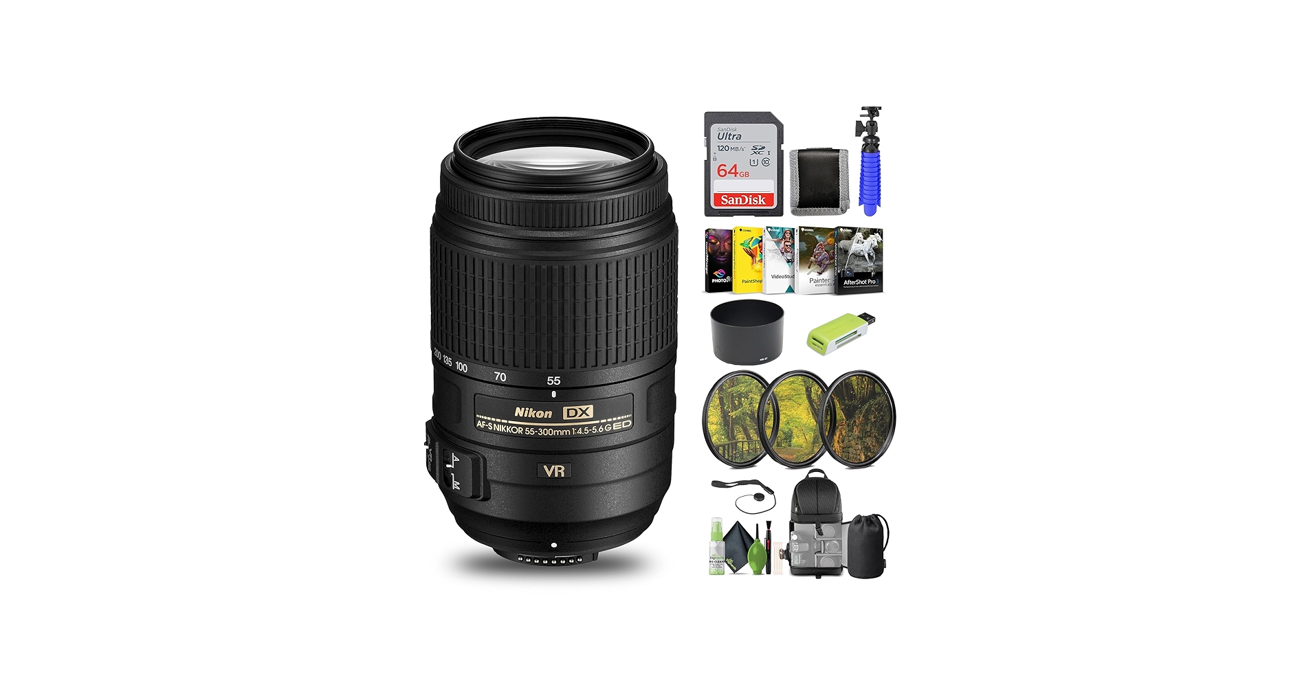 Amazon | Nikon - AF-S DX NIKKOR 55-300mm f/4.5-5.6G ED VR 望遠