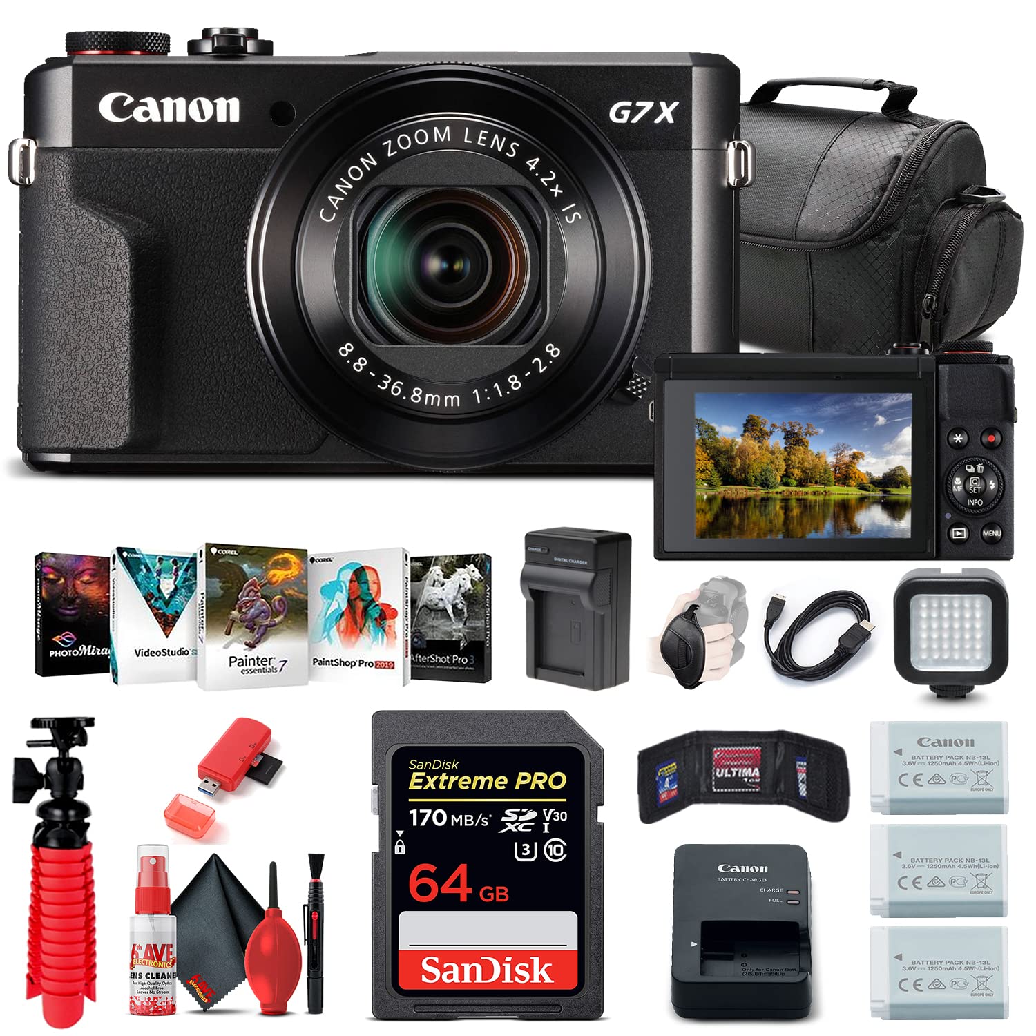 Amazon.com : Canon PowerShot G7 X Mark II Digital Camera (1066C001