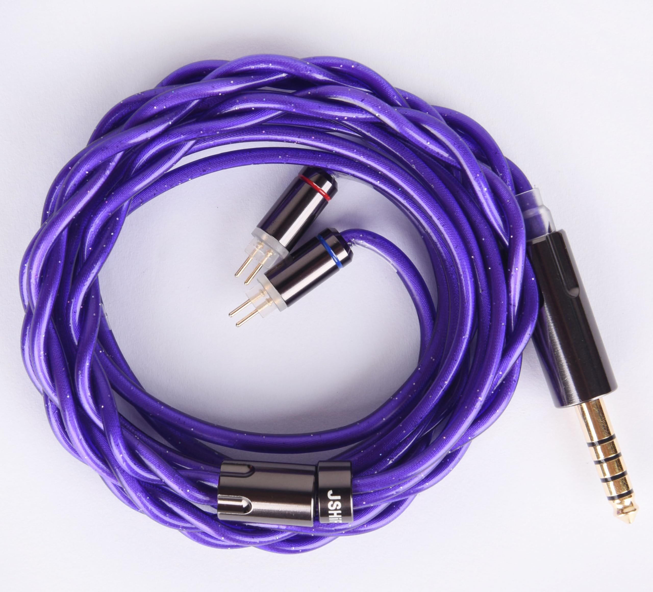 Amazon | 【JSHiFi-Starship】2pin4.4mmリケーブルバランス 4.4mm 銅銀